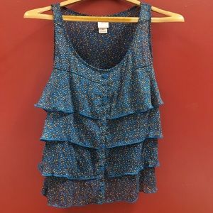 Tiered Floral Tank Top